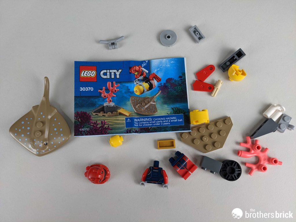 LEGO City 30370 Ocean Diver - A polybag that was manta be [Review