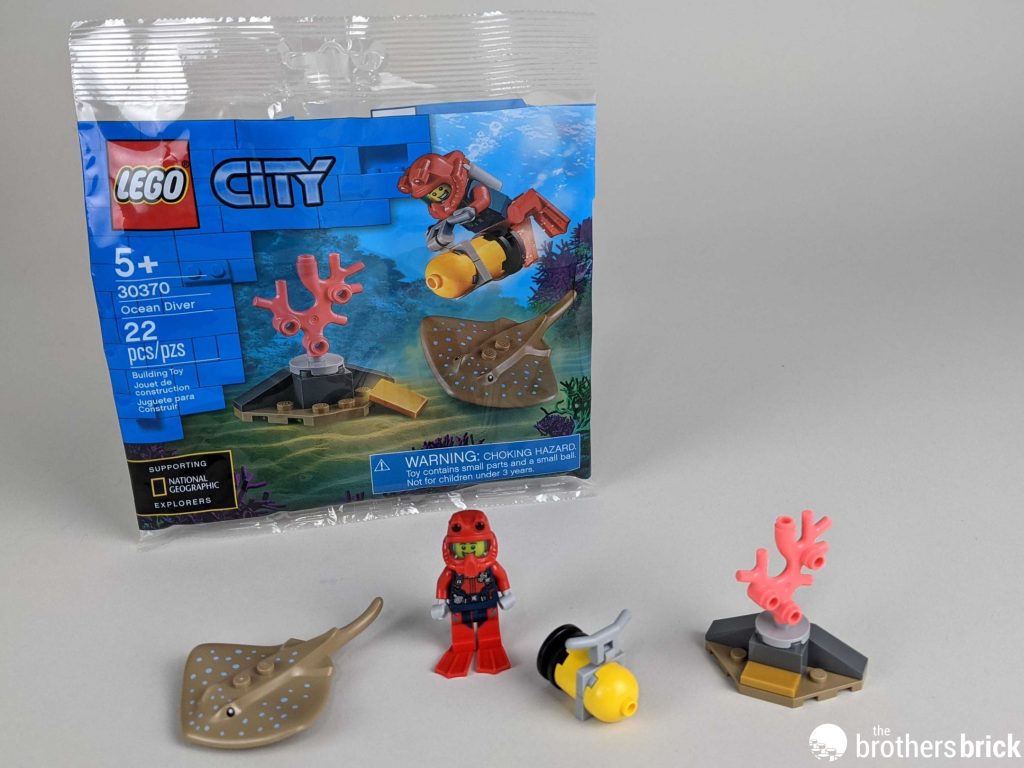 LEGO City 30370 Ocean Diver - A polybag that was manta be [Review