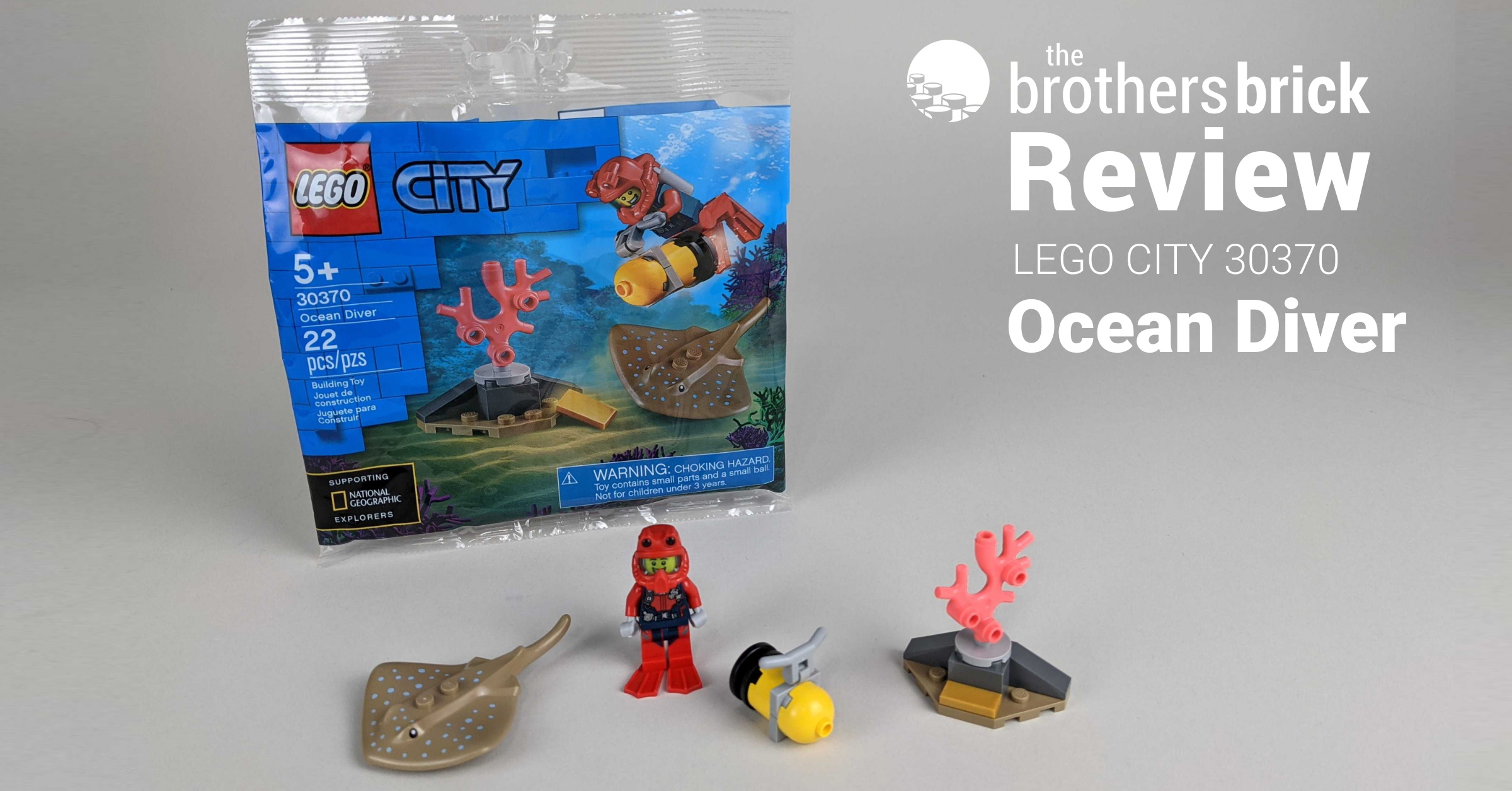 LEGO City 30370 Ocean Diver - A polybag that was manta be [Review