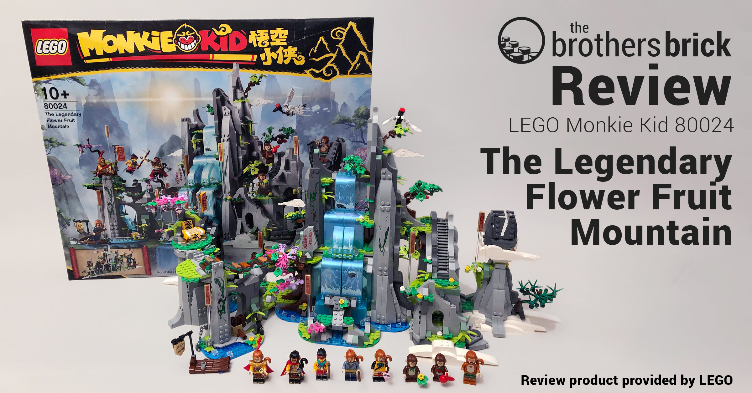 LEGO Monkie Kid 80024: The Legendary Flower Fruit Mountain tells