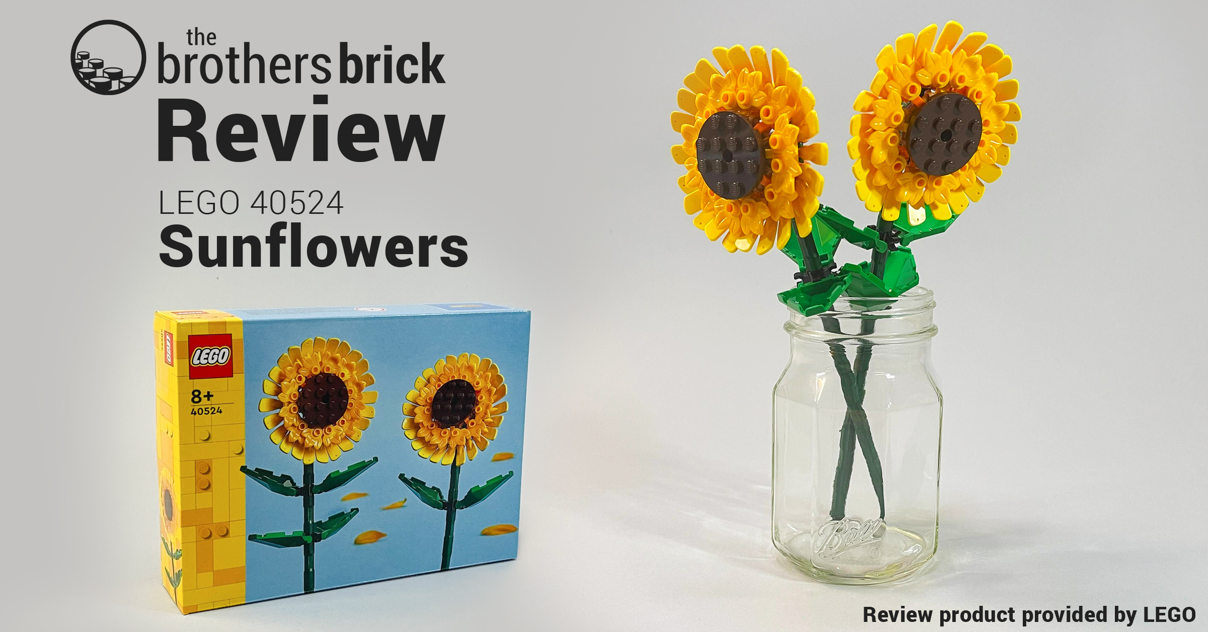 LEGO 40524 Sunflowers expand the botanical collection [Review