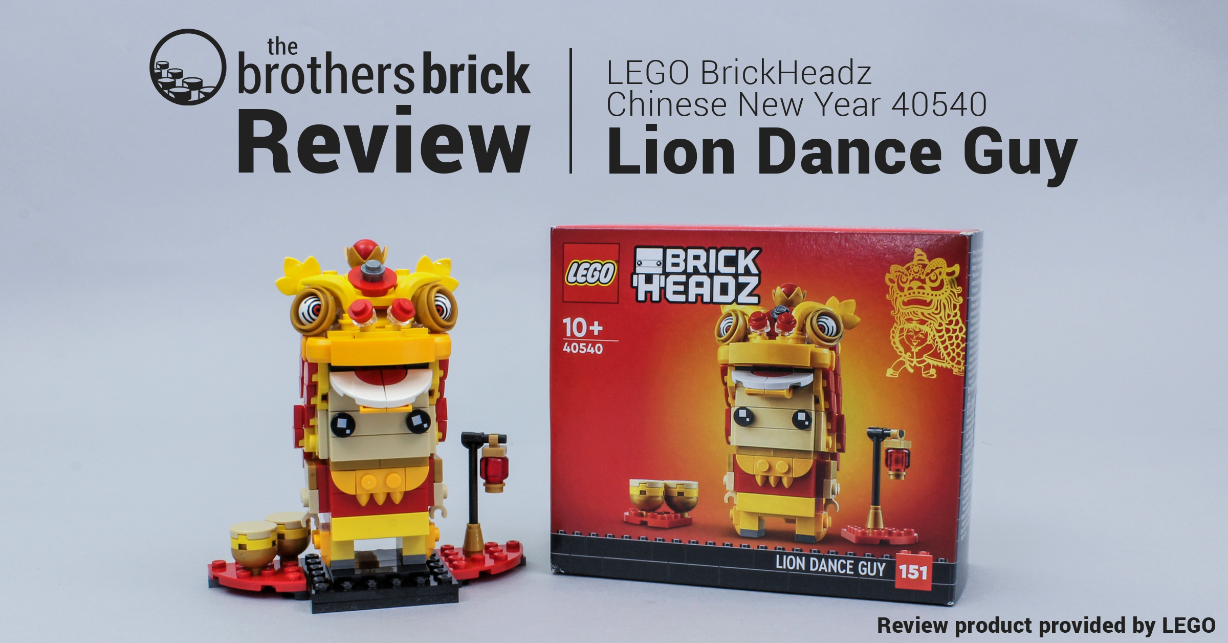 LEGO BrickHeadz Chinese New Year 40540 Lion Dance Guy - #151 is a