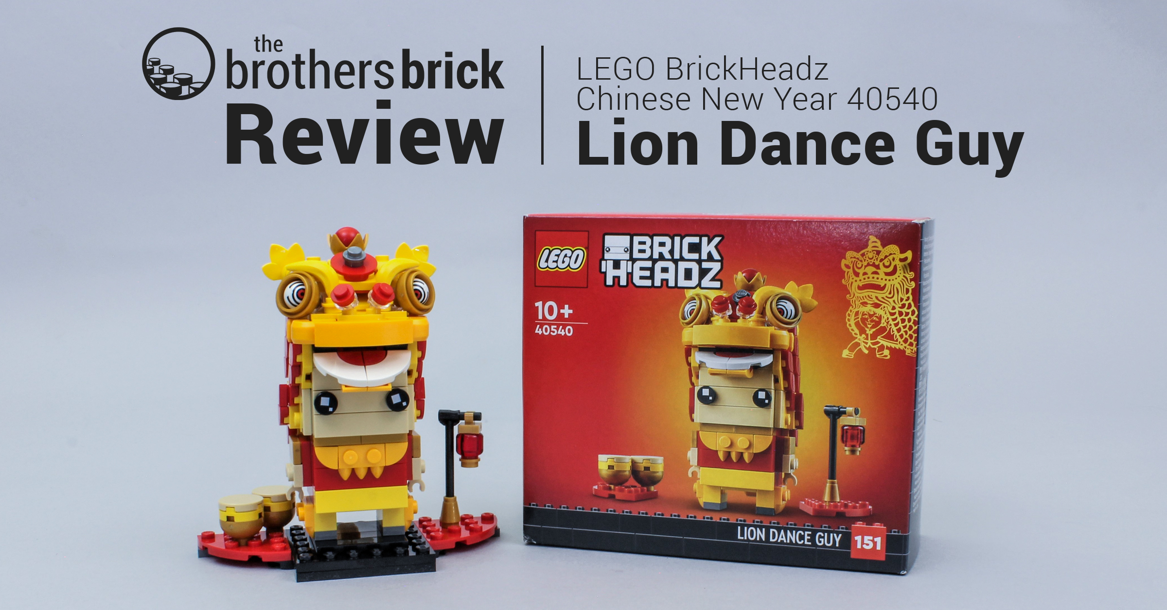 LEGO BrickHeadz Chinese New Year 40540 Lion Dance Guy - #151 is a