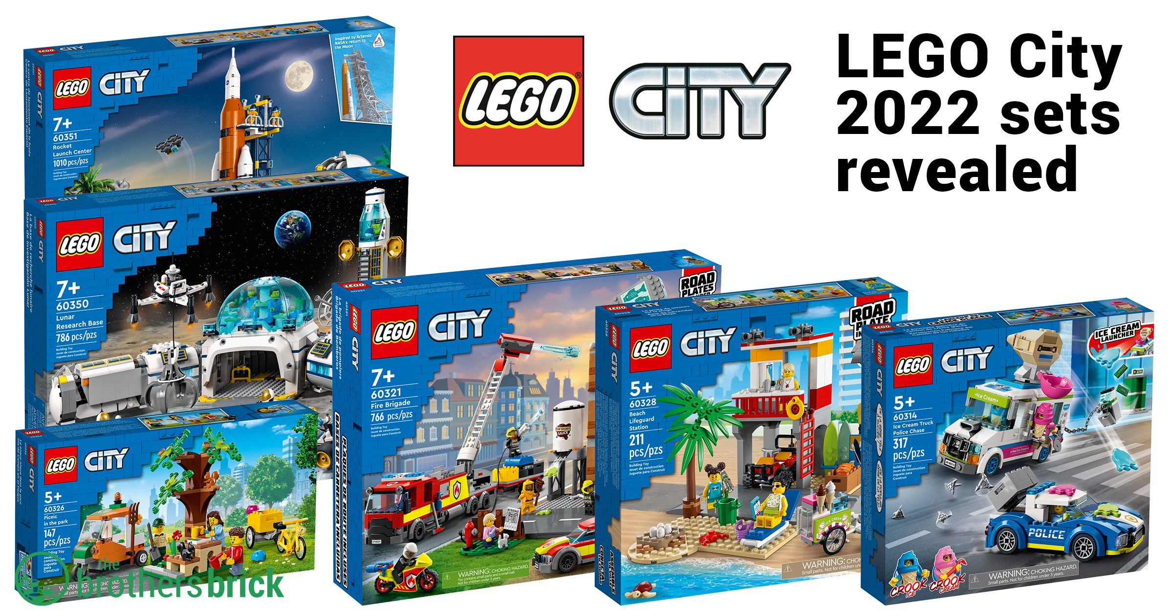 Huge LEGO City 2022 lineup revealed with 21 new sets, bringing