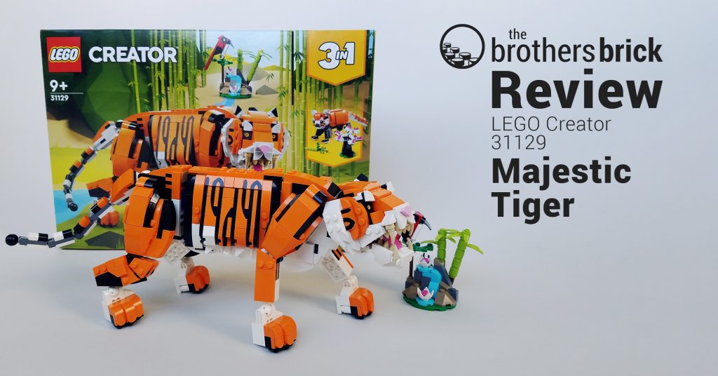 LEGO 31129 Majestic Tiger - There's no tame in this big cat