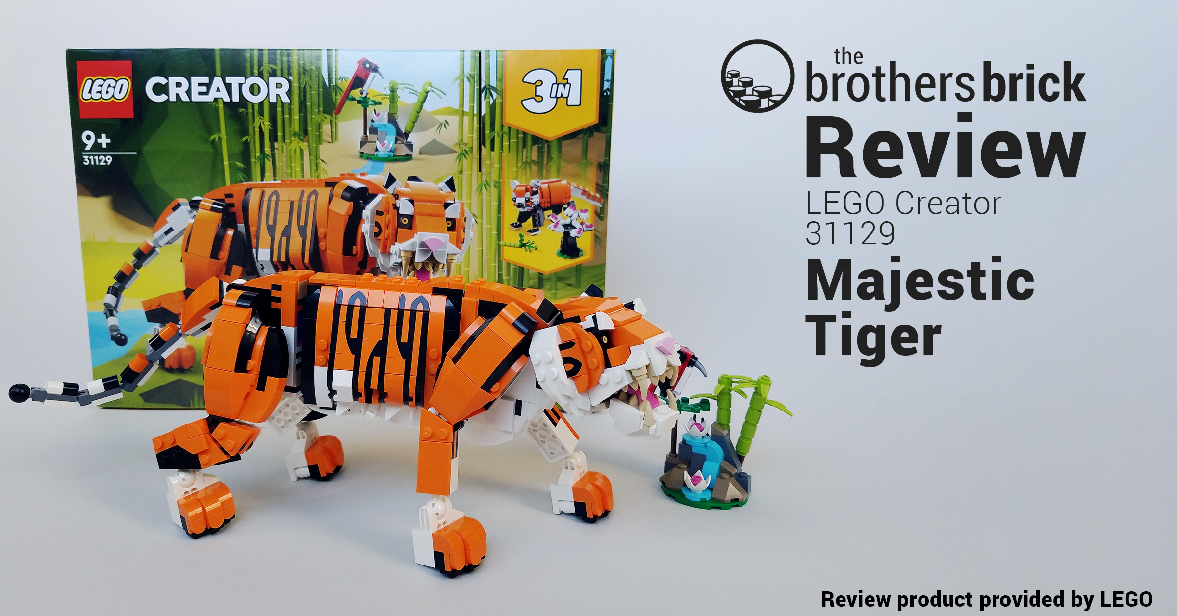 LEGO 31129 Majestic Tiger - There's no tame in this big cat
