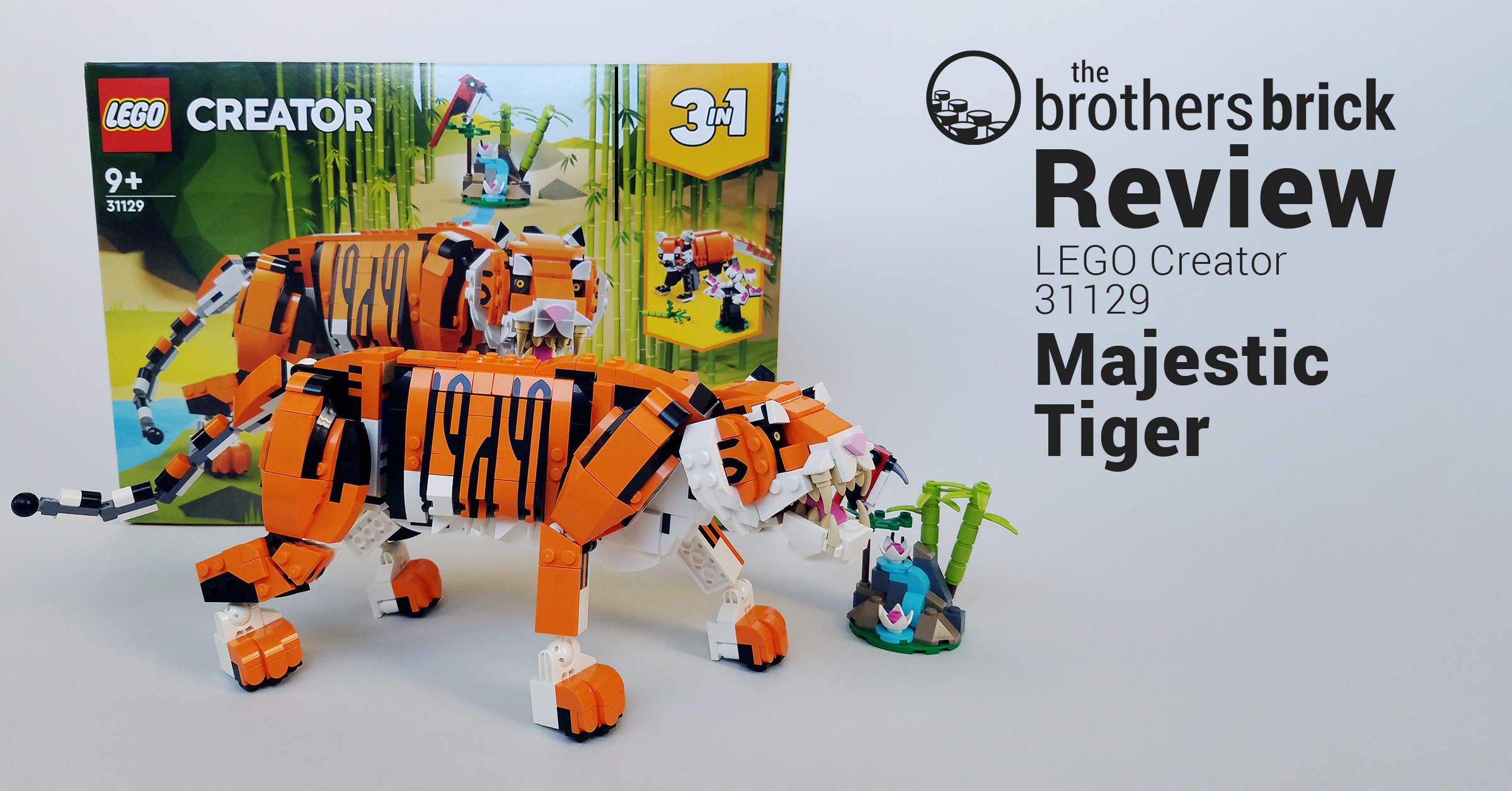 ルタページ LEGO 31129 Majestic Tiger - There's no tame in this big cat