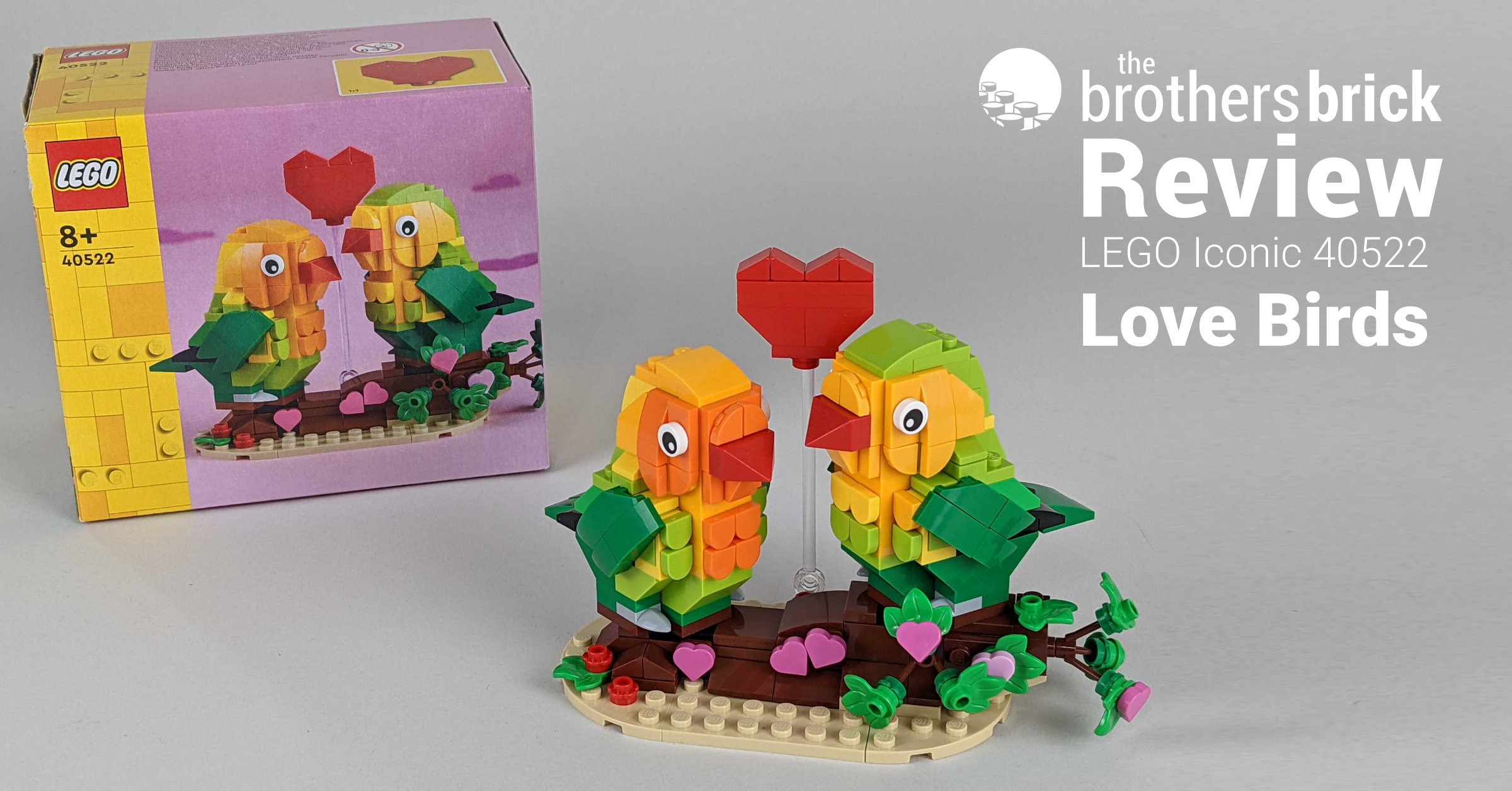 LEGO 40522 Valentine Lovebirds - Lovey-dovey, except they're