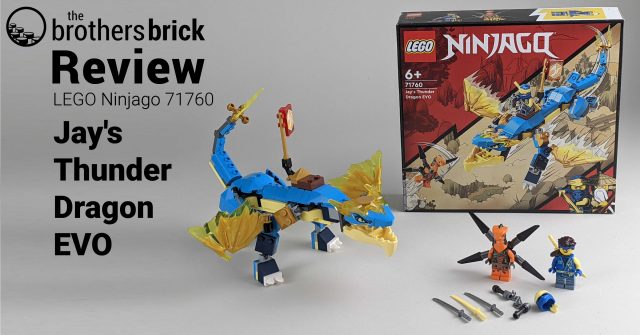 LEGO Ninjago 71760 Jay's Thunder Dragon EVO – A shocking growth
