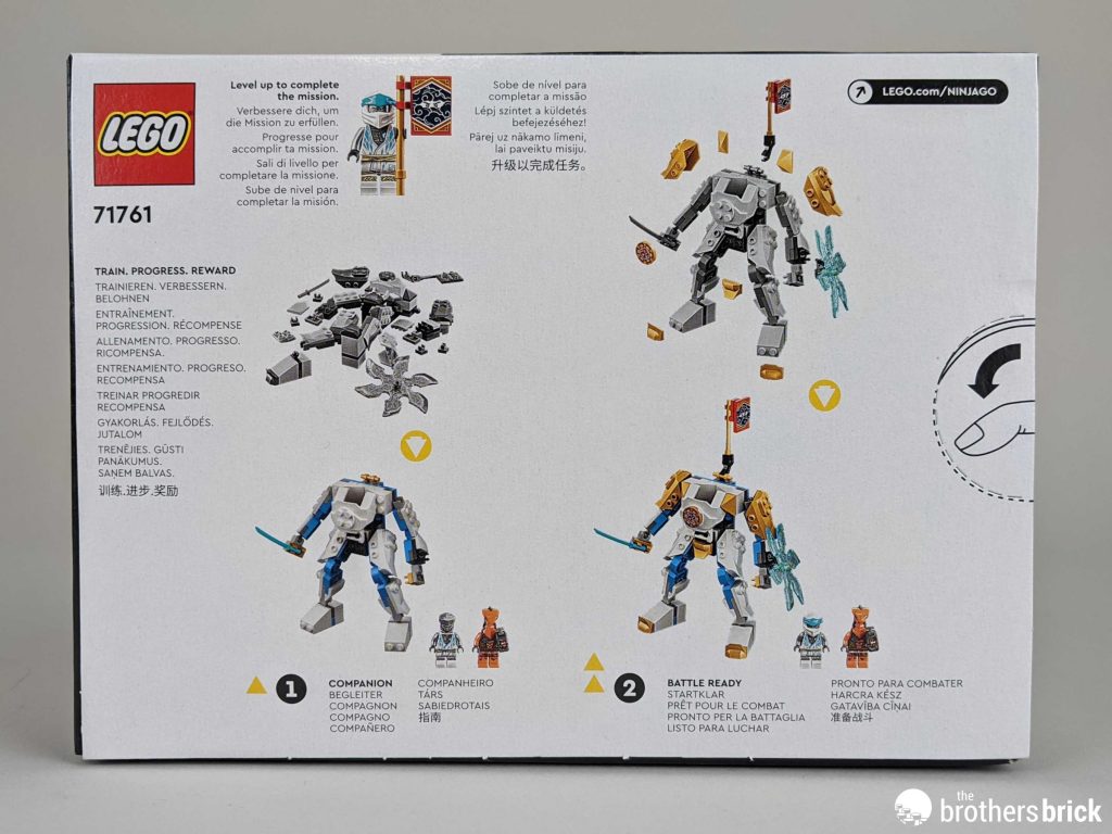 サントリーマイレージポイント LEGO Ninjago 71761 Zane's Power Up Mech EVO – Now with a frosty