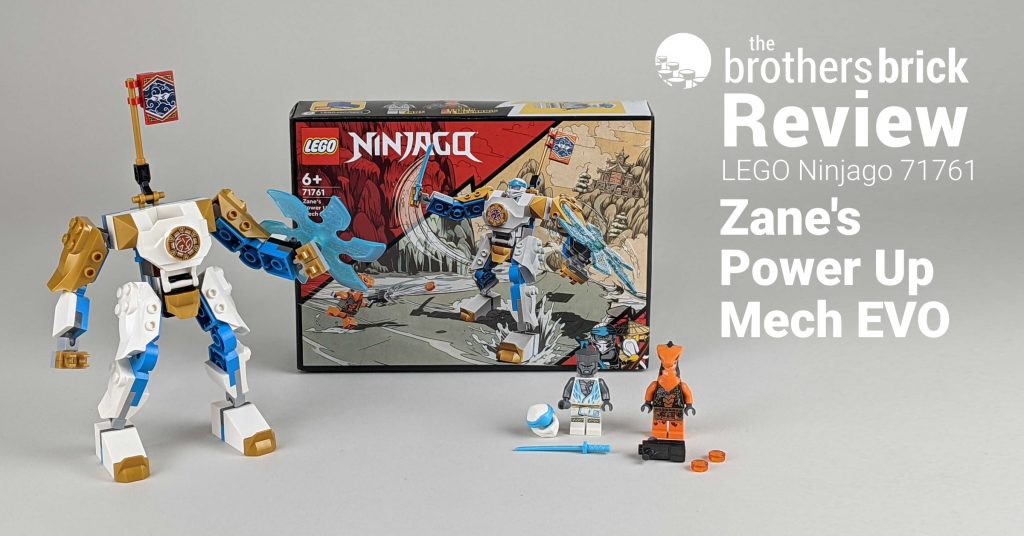 LEGO Ninjago 71761 Zane's Power Up Mech EVO – Now with a frosty