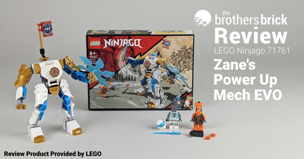 LEGO Ninjago 71761 Zane's Power Up Mech EVO – Now with a frosty