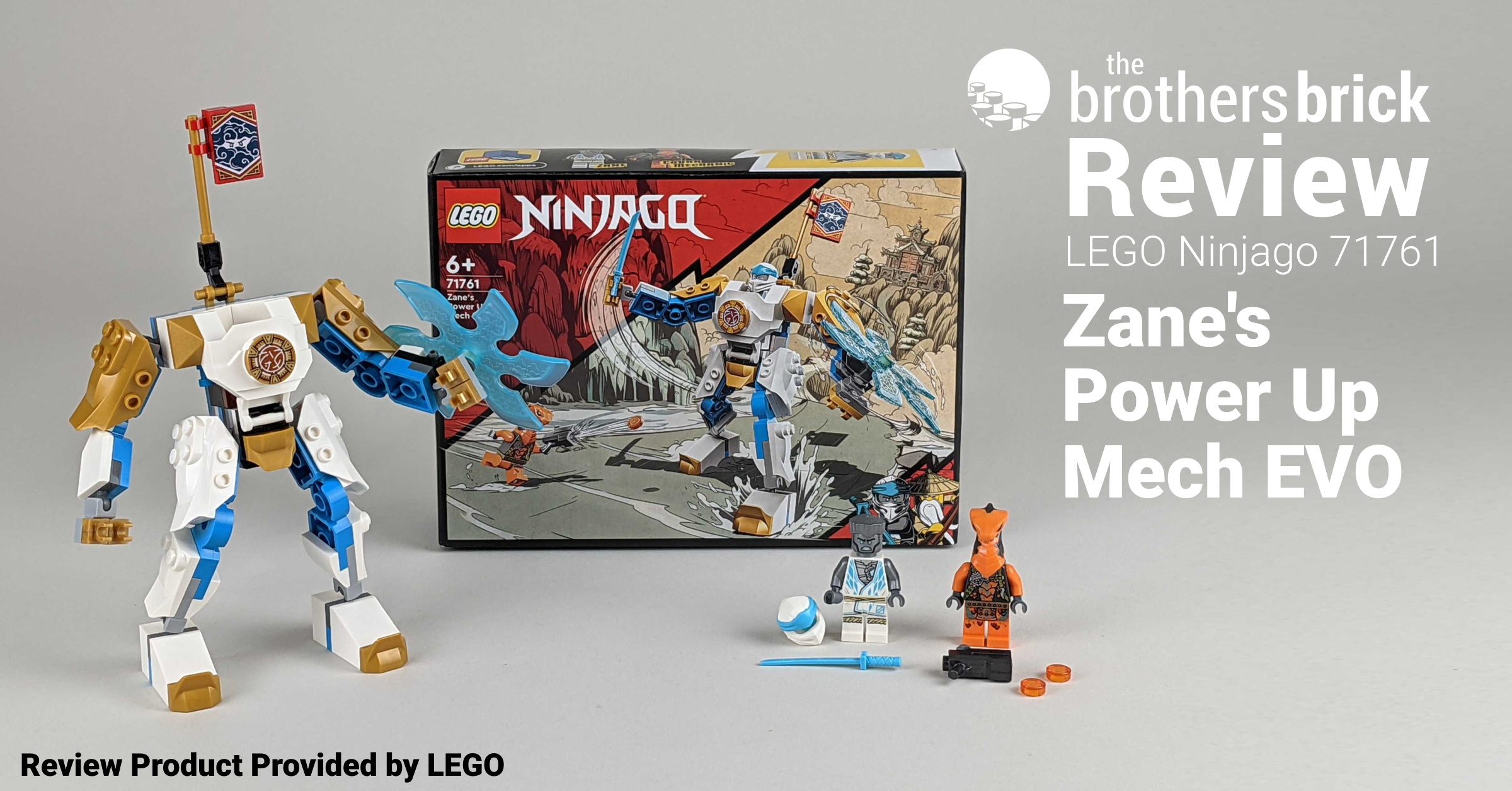 LEGO Ninjago 71761 Zane's Power Up Mech EVO – Now with a frosty