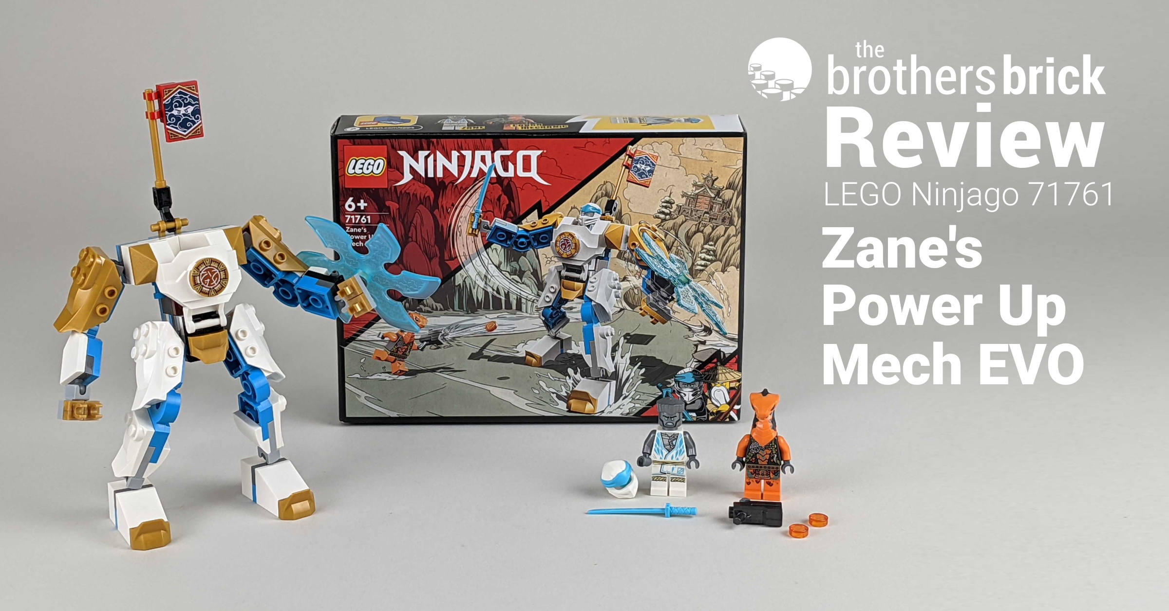 LEGO Ninjago 71761 Zane's Power Up Mech EVO – Now with a frosty