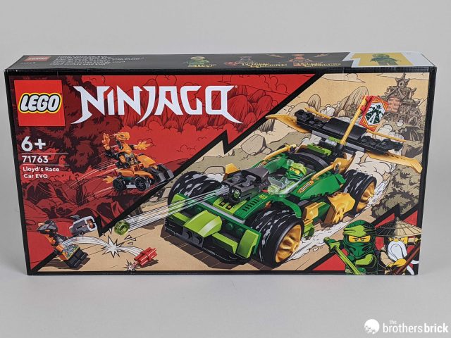 LEGO Ninjago 71763 Lloyd's Race Car EVO – A car with an excess of
