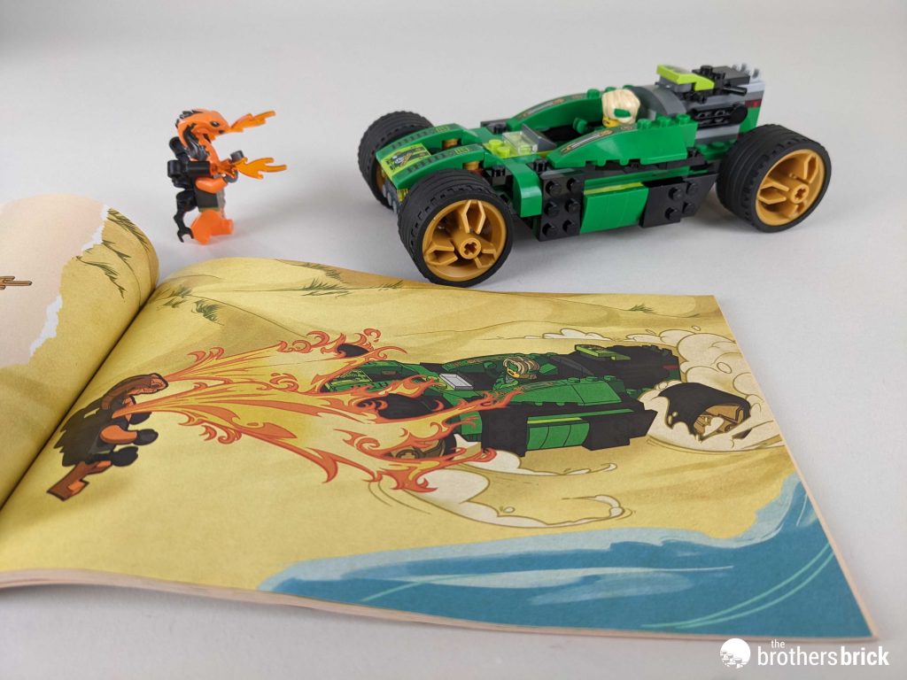 LEGO Ninjago 71763 Lloyd's Race Car EVO – A car with an excess of