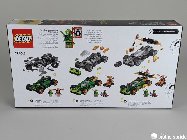 LEGO Ninjago 71763 Lloyd's Race Car EVO – A car with an excess of