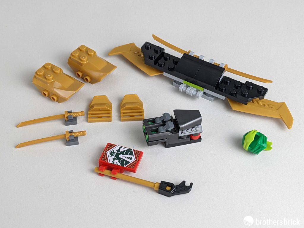 LEGO Ninjago 71763 Lloyd's Race Car EVO – A car with an excess of