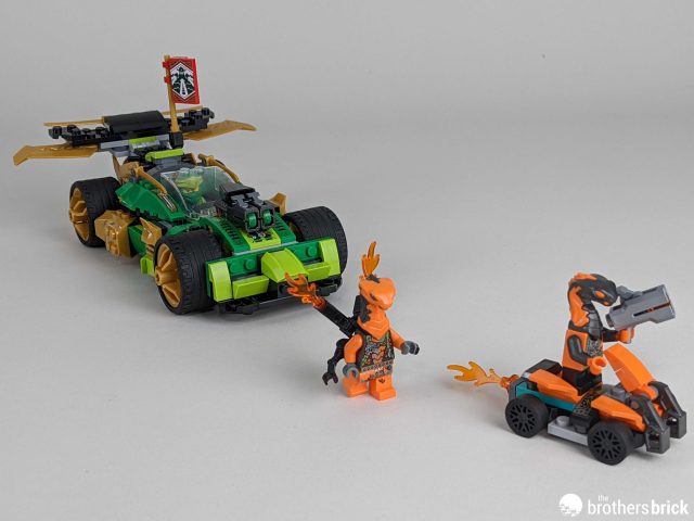 LEGO Ninjago 71763 Lloyd's Race Car EVO – A car with an excess of