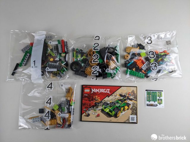 LEGO Ninjago 71763 Lloyd's Race Car EVO – A car with an excess of
