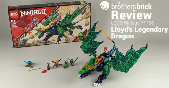 LEGO Ninjago 71766 Lloyd's Legendary Dragon – You want wings with