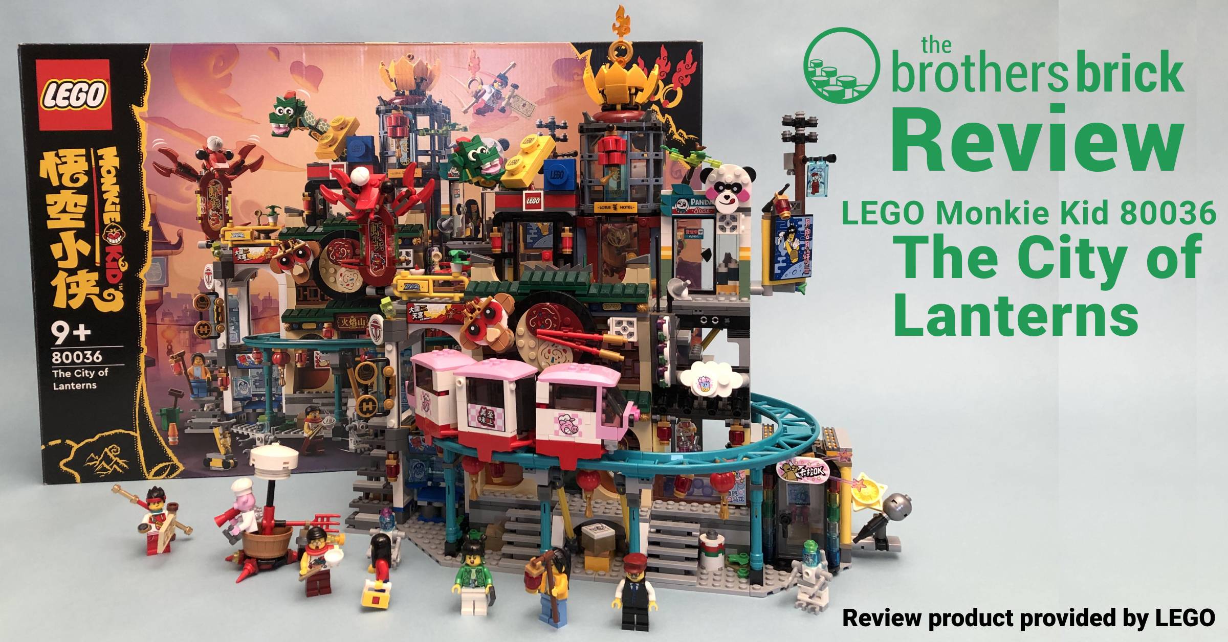 LEGO Monkie Kid 80036: The City of Lanterns - The Monkie Kid city