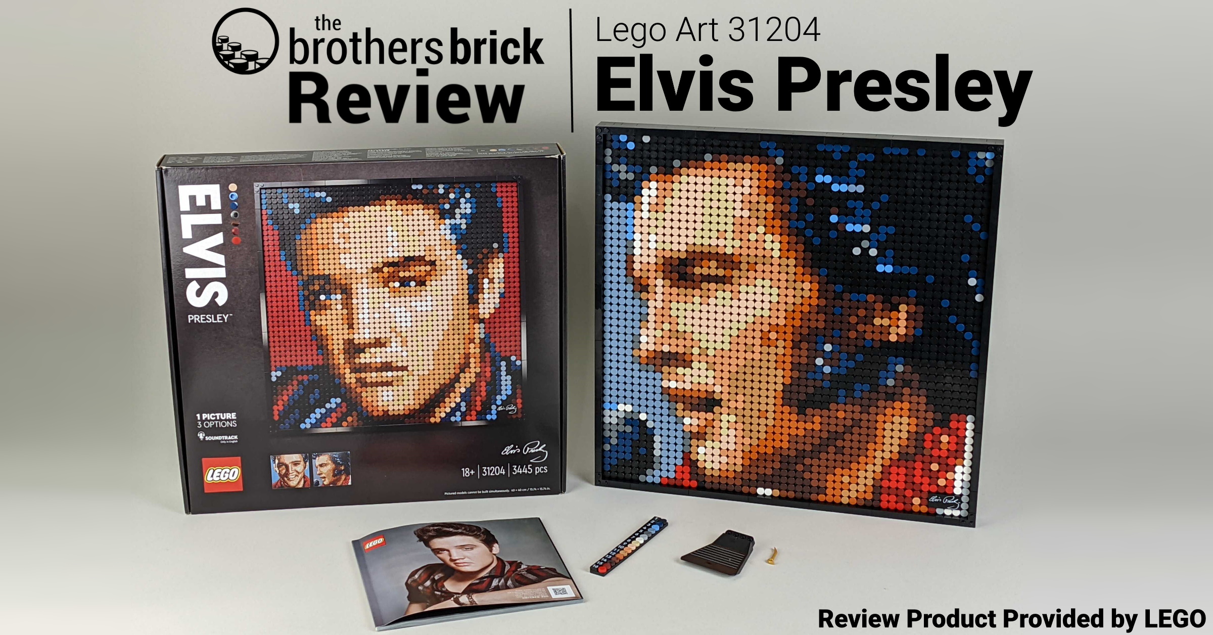 LEGO Art 31204 Elvis Presley - Can't help falling in love. [Review
