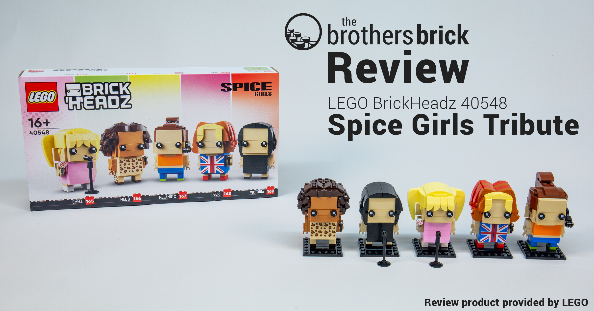 Spice up your life with LEGO BrickHeadz 40548 Spice Girls Tribute