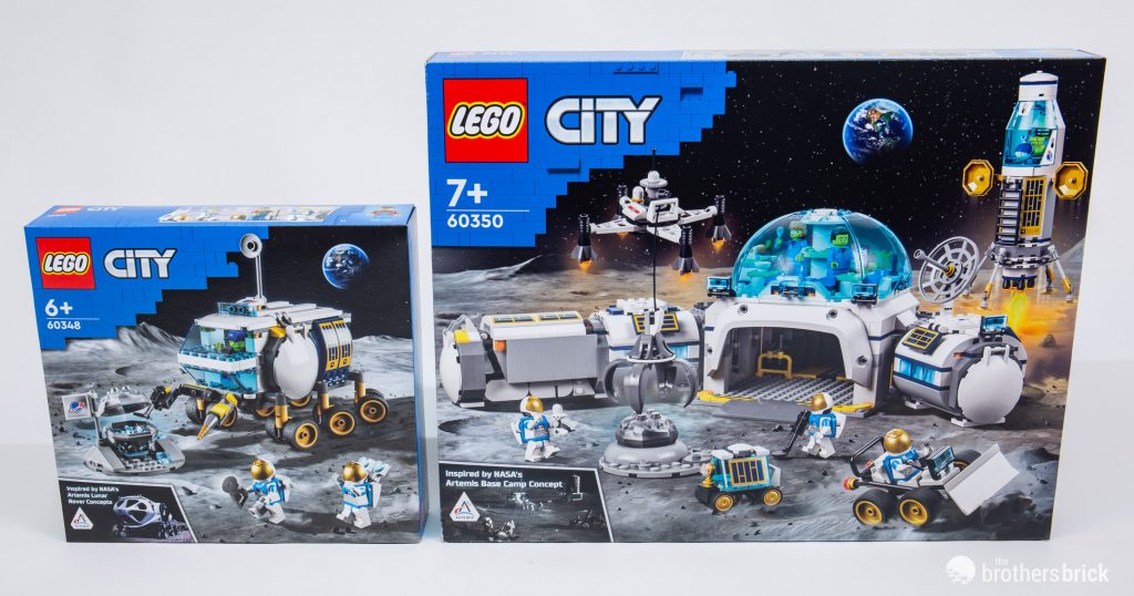 LEGO City Space 60348 Lunar Roving Vehicle 60350 Lunar Research