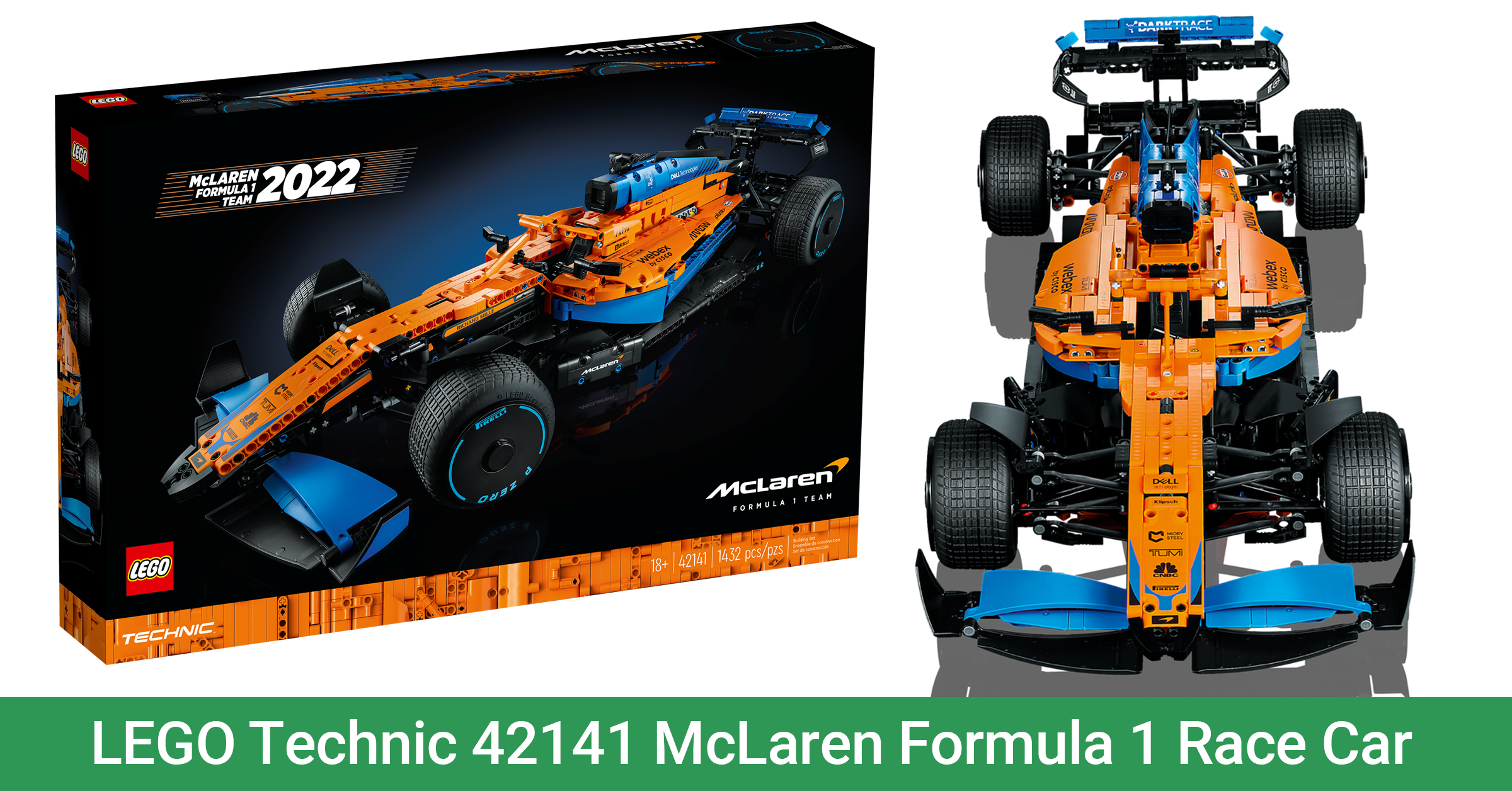 LEGO Technic 42141 McLaren Formula 1 Race Car unveiled [News