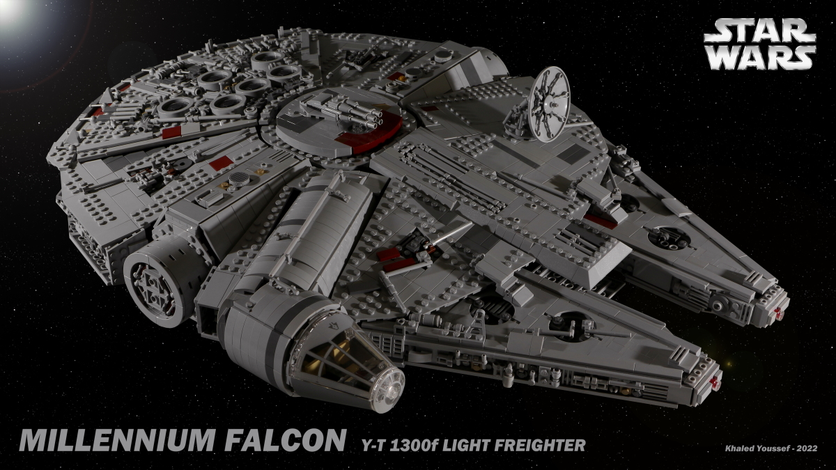 This awesome Star Wars Millennium Falcon achieves a perfect
