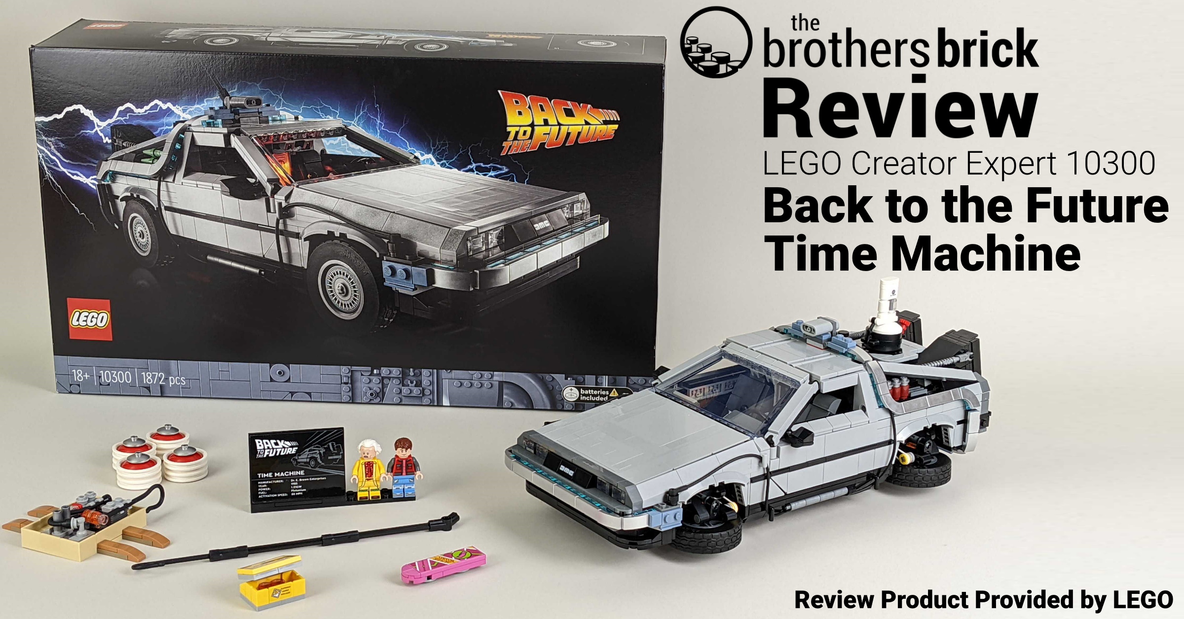 LEGO Creator Expert 10300 Back to the Future Time Machine - Well