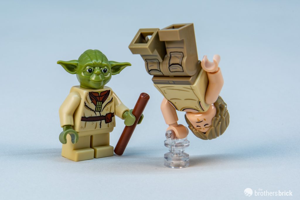 STAR WARS - Luke Skywalker Dagobah avec panier et Yoda - 1995 - Kenner
