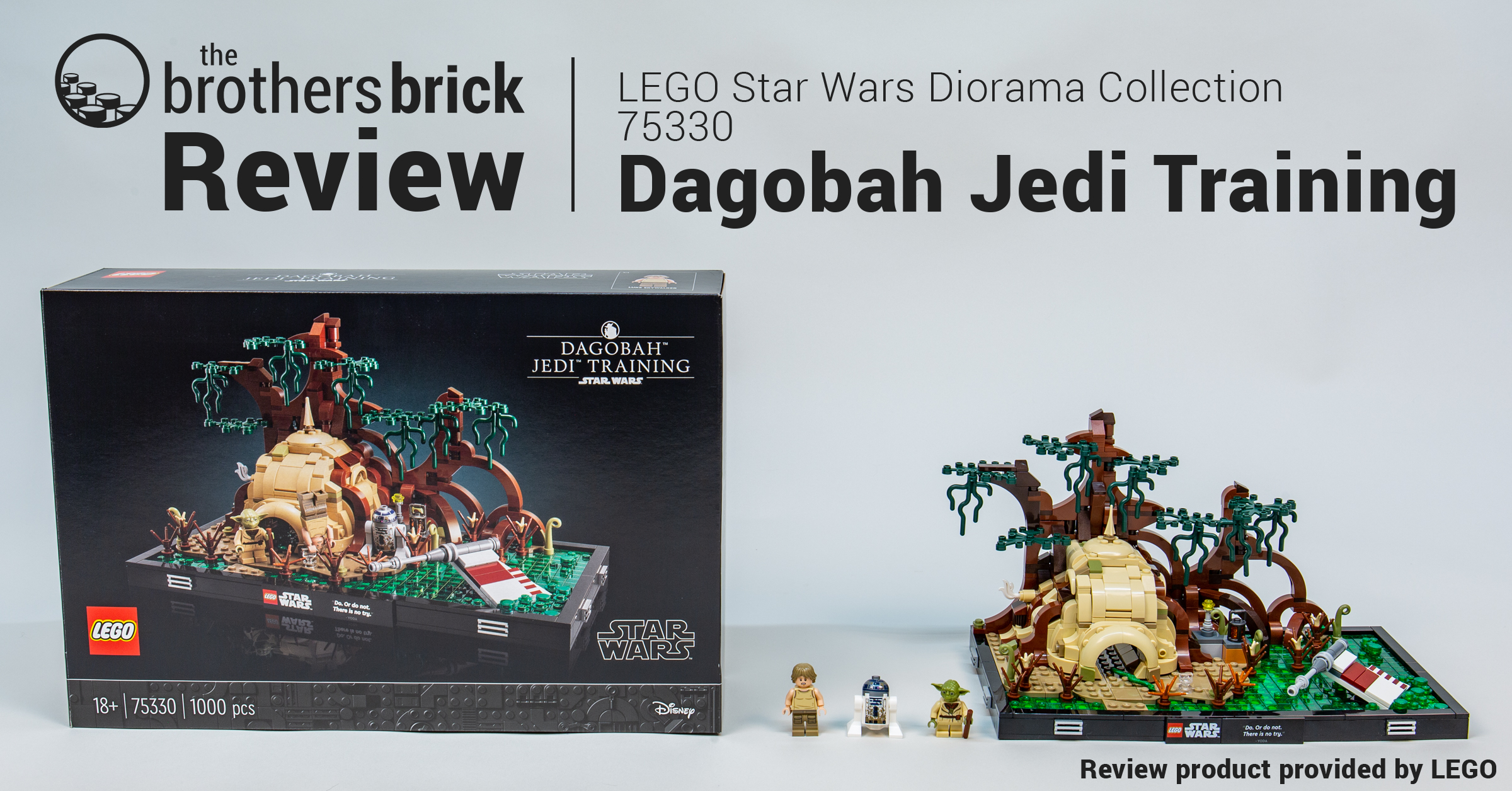 LEGO Star Wars Diorama Collection 75330 Dagobah Jedi Training