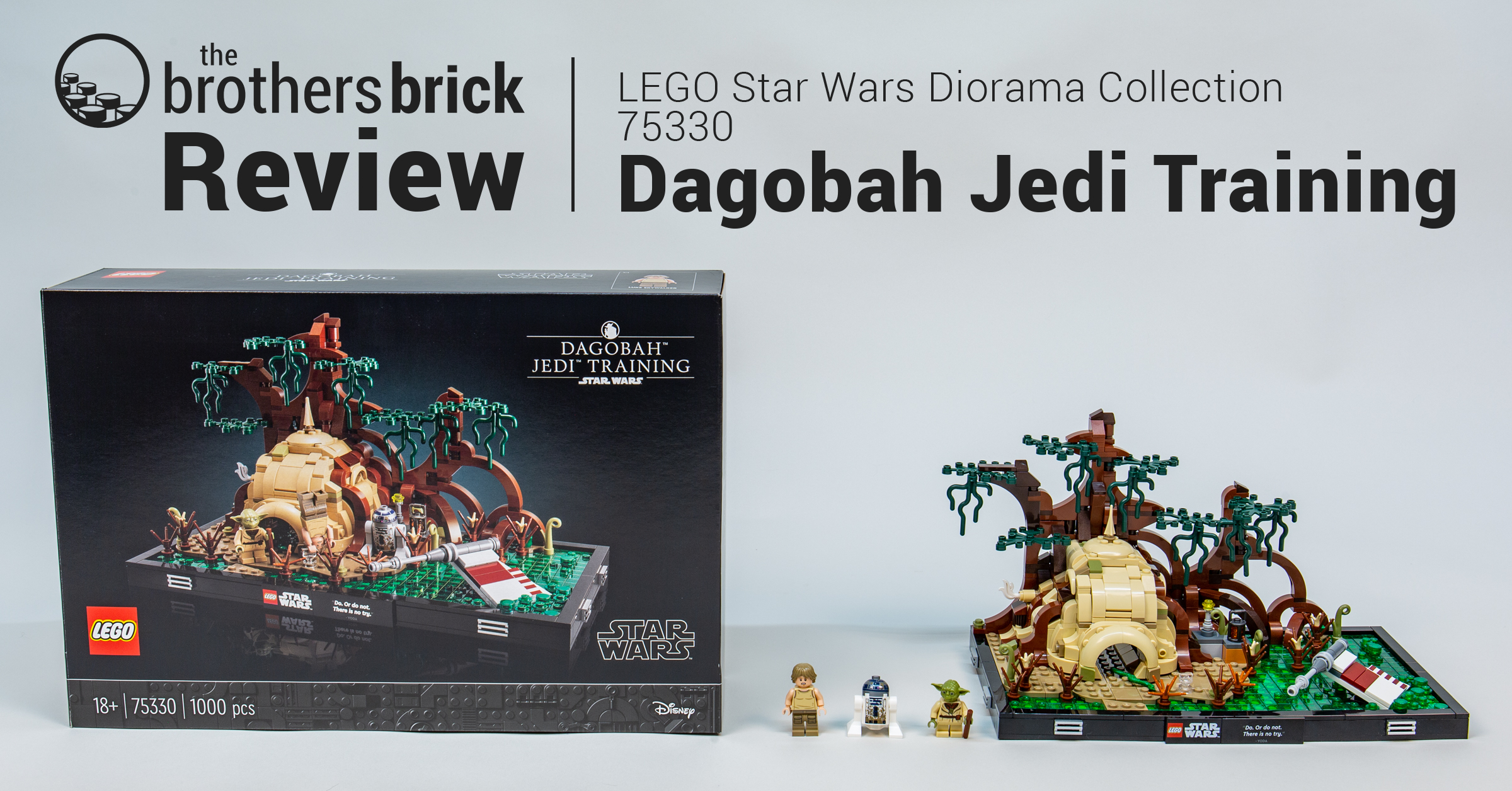 LEGO Star Wars Diorama Collection 75330 Dagobah Jedi Training