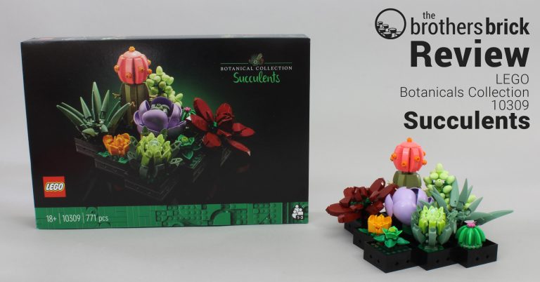 LEGO Botanical Collection 10309 Succulents - faux plants that don