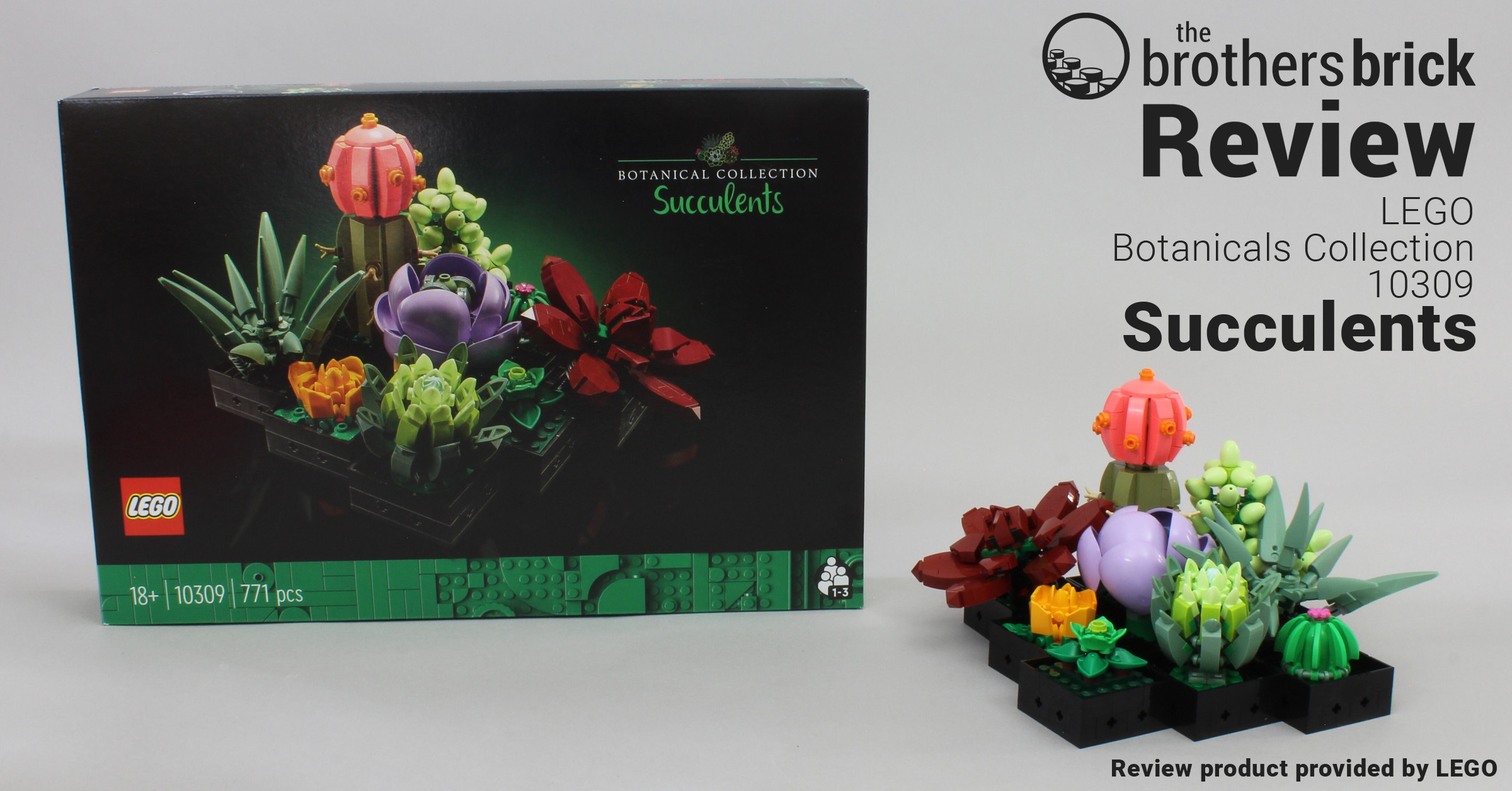 LEGO Botanical Collection 10309 Succulents - faux plants that don