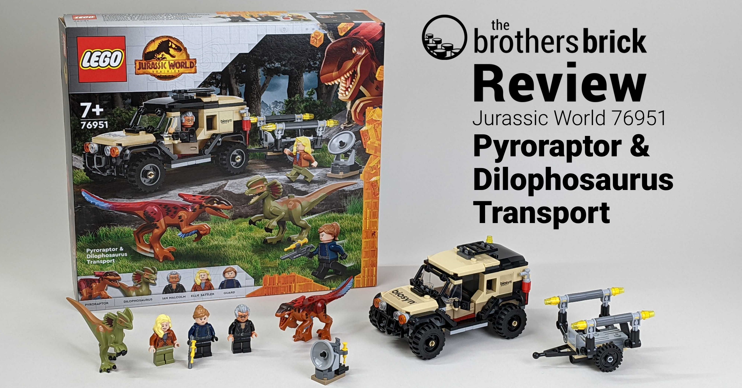 LEGO Jurassic World Dominion 76951 Pyroraptor & Dilophosaurus