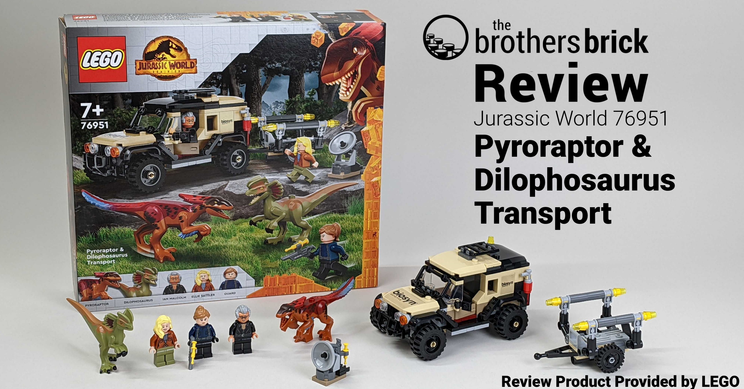 LEGO Jurassic World Dominion 76951 Pyroraptor & Dilophosaurus