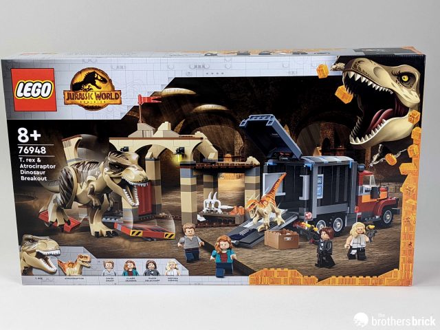 LEGO Jurassic World Dominion 76948 T. Rex & Atrociraptor Dinosaur