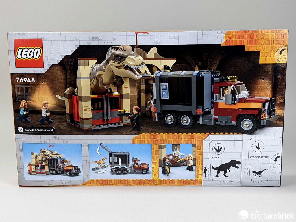 LEGO Jurassic World Dominion 76948 T. Rex & Atrociraptor Dinosaur