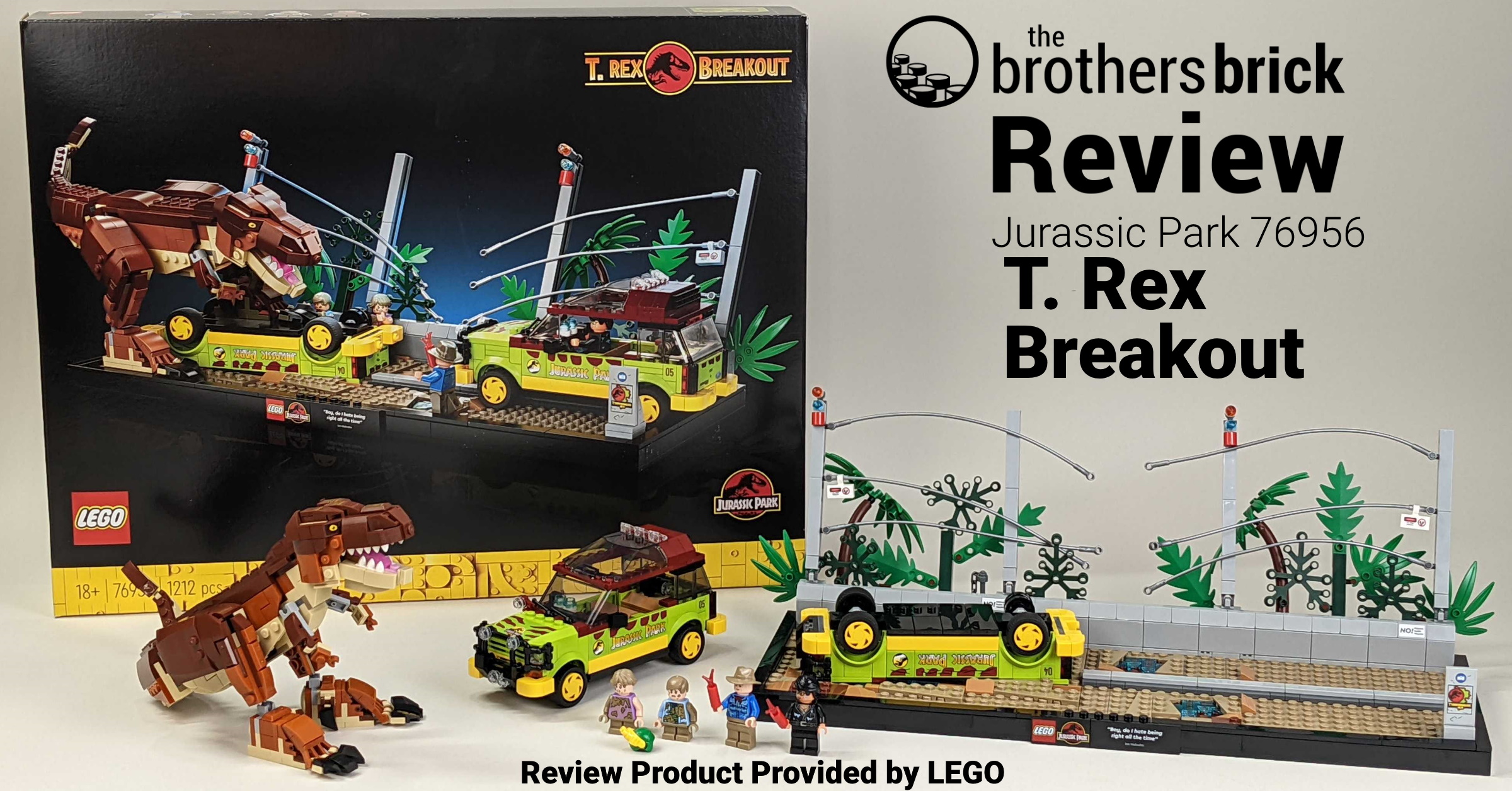 LEGO Jurassic Park 76956 T. Rex Breakout - Nom Nom Time [Review