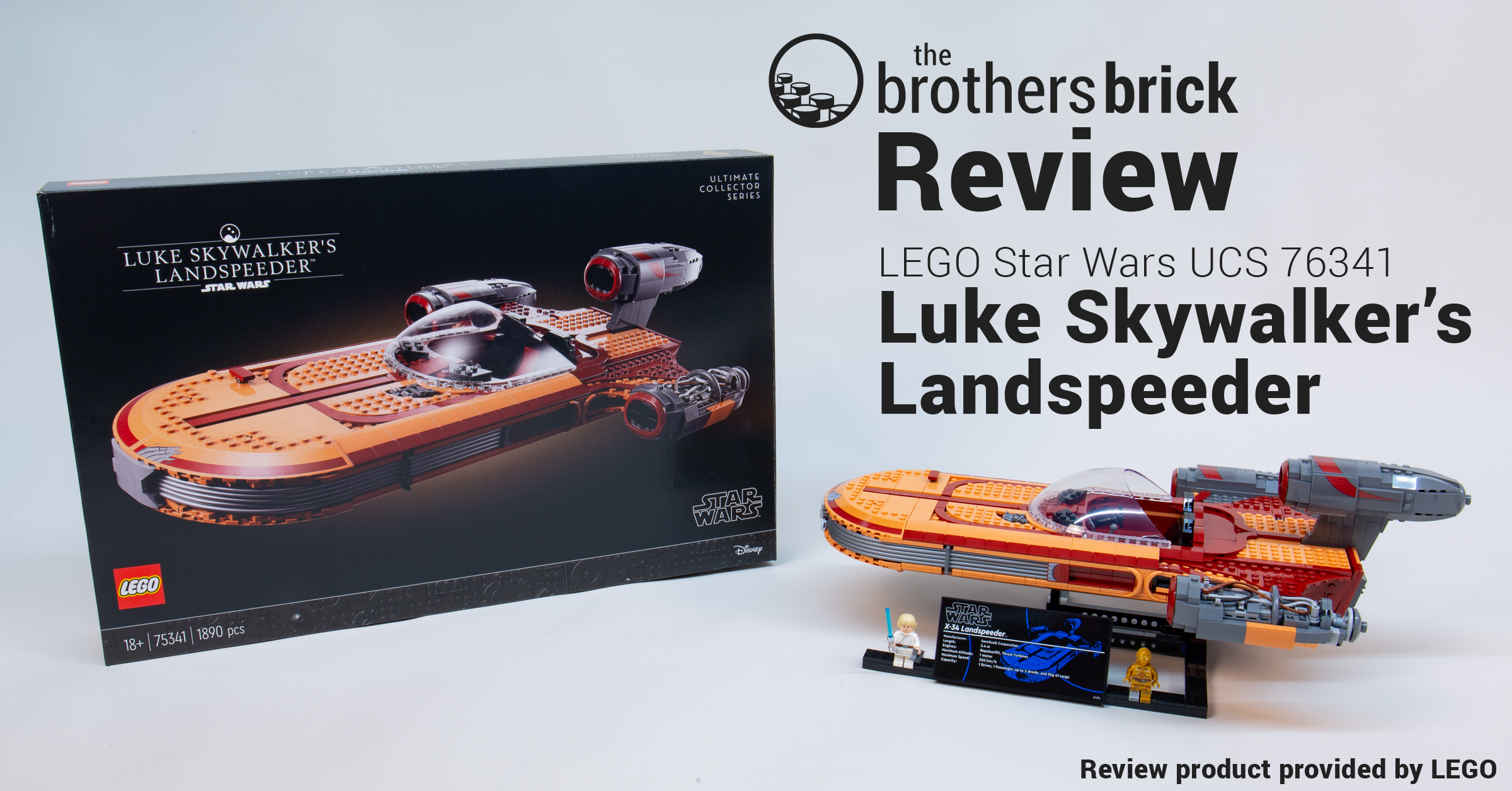 Star Wars: The Black Series X-34 Landspeeder & Luke Skywalker 6 Deluxe Set (A New Hope