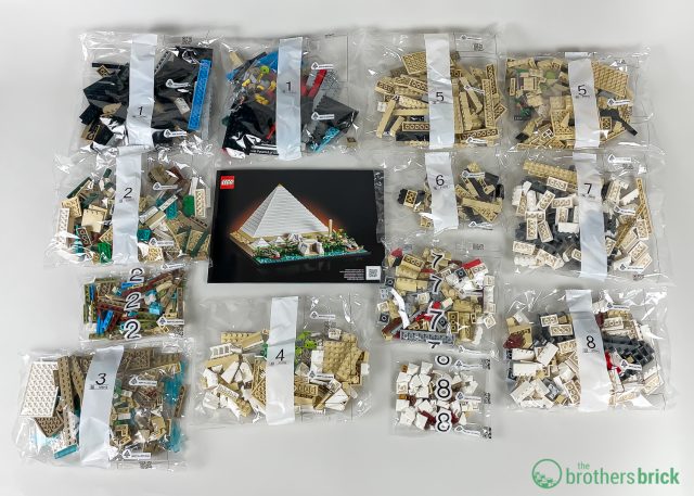 LEGO Architecture 21058 Great Pyramid of Giza: draw back the sands