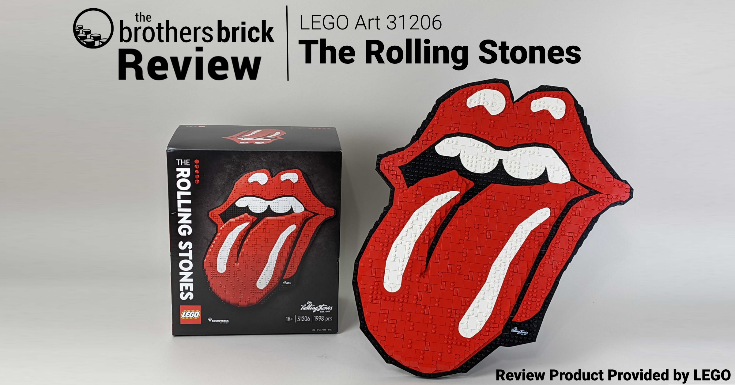 LEGO Art 31206: The Rolling Stones - You can't always get what you