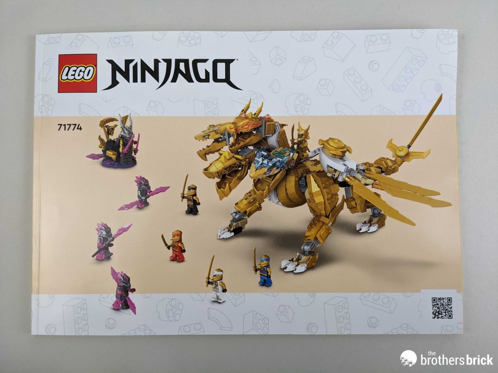 LEGO Ninjago 71774: Lloyd's Golden Ultra Dragon - Are four heads