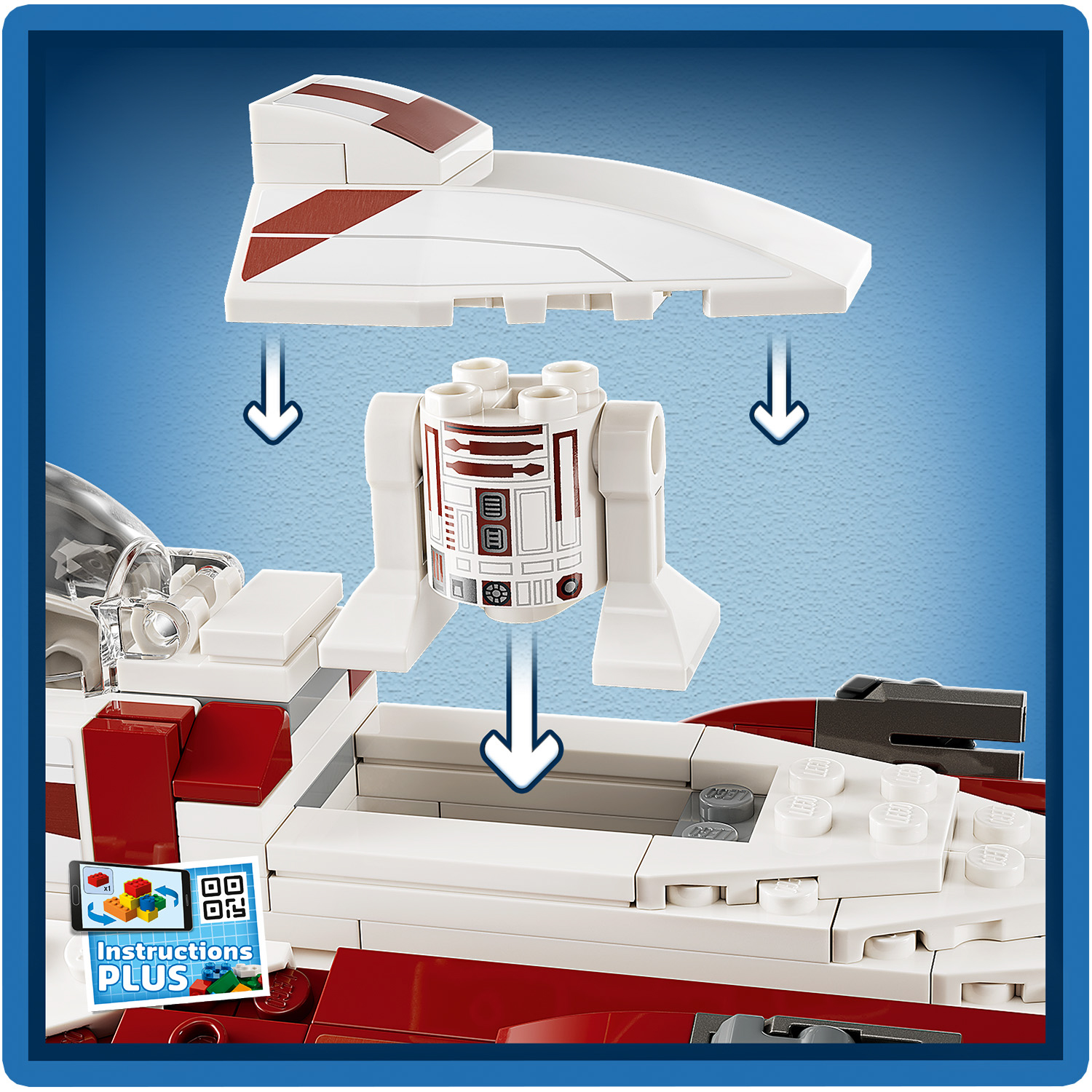 LEGO Star Wars Kenobi 75333 Obi-Wan Kenobi's Jedi Starfighter