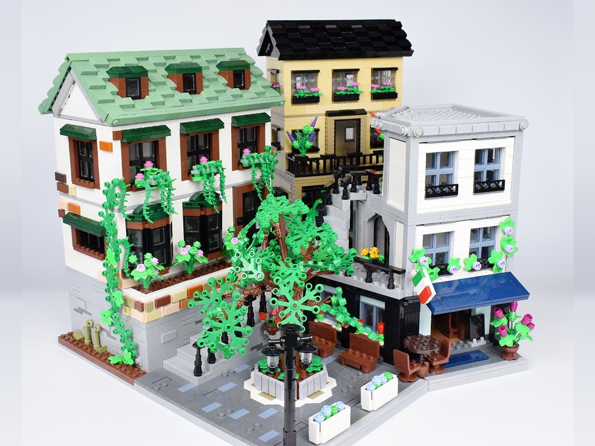 Modular Street Corner Shop Set 3281 Pieces Construction Toys Set