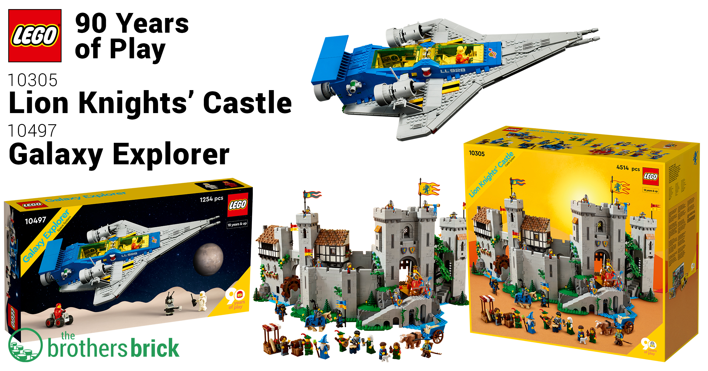 LEGO reveals 10305 Lion Knights' Castle and 10497 Galaxy Explorer
