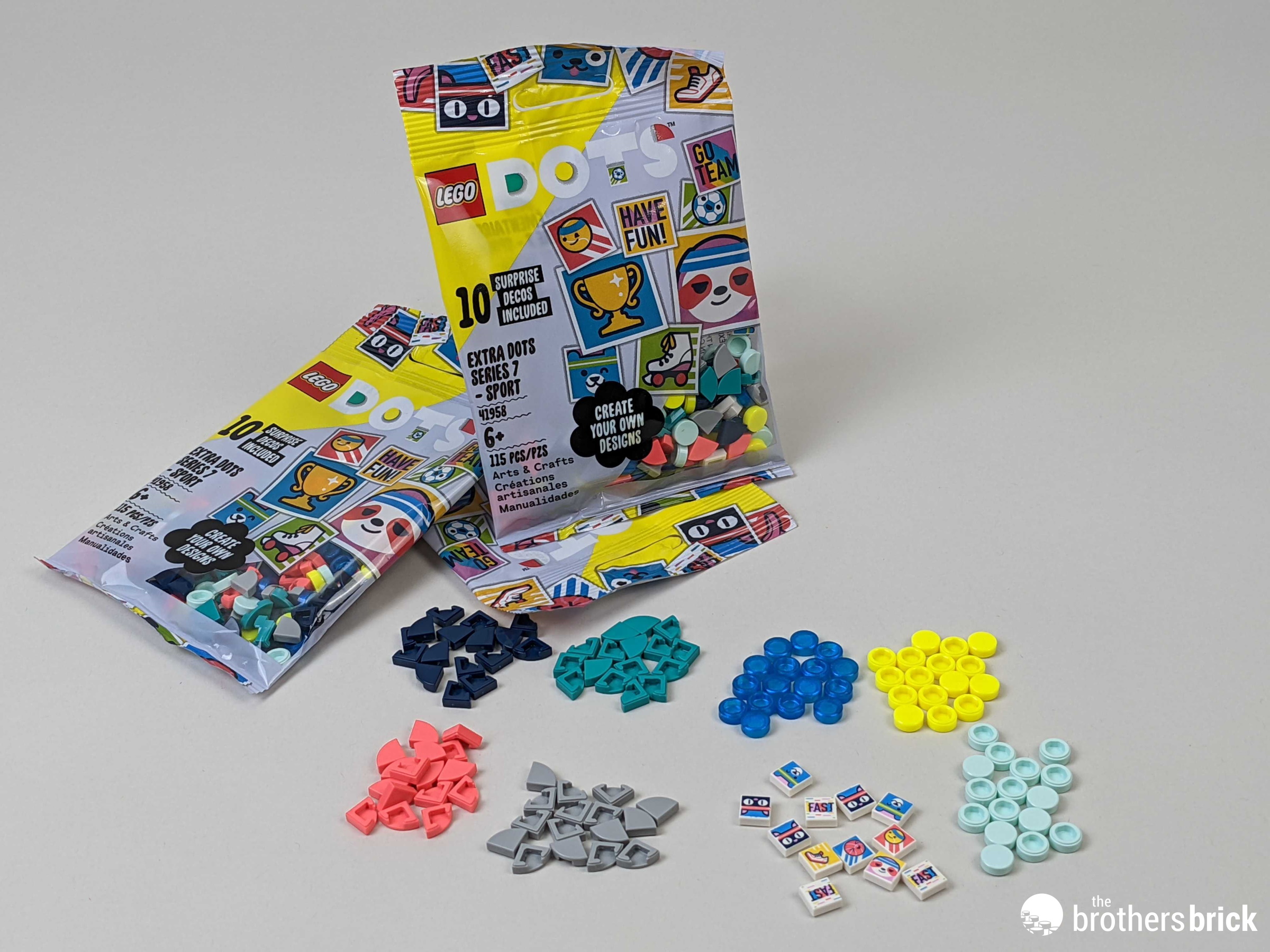 LEGO DOTS 41958: Extra DOTS Series 7 - SPORT [Review] - The